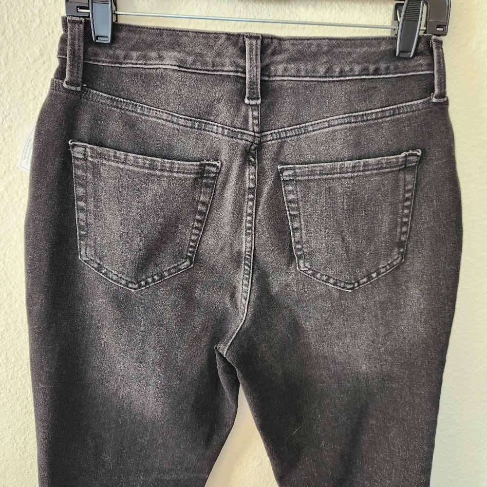 🔥Time&True High Rise Curvy Skinny Womens Charcoal Denim Jeans Size 4/28 - Picture 6 of 9